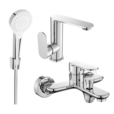 Mexen Milo R05 vaňový set, chróm - 713053R05-00