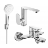 Mexen Milo R05 vaňový set, chróm - 713053R05-00
