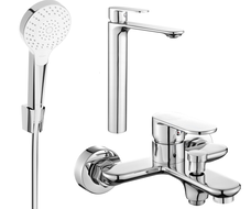 Mexen Milo R05 sada na vaňu, chróm - 71313R05-00