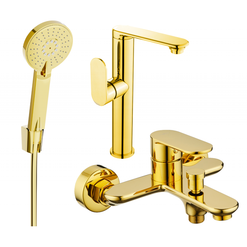 Mexen Milo R40 vaňový set, zlatý - 713153R40-50