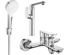 Mexen Milo R05 vaňový set, chróm - 713153R05-00