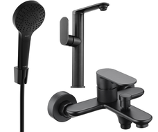 Mexen Milo R05 sada vaňová, čierna - 713153R05-70