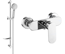 Mexen Milo DF40 batéria sprchová so sprchovým setom, chróm - 7134R40-00