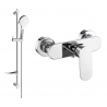 Mexen Milo DF05 sprchová batéria so sprchovým setom, chróm - 7134R05-00