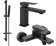 Mexen Uno DQ77 vaňový set, čierny - 71403DQ77-70