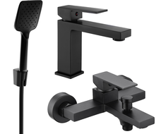 Mexen Uno R62 sada na vaňu, čierna - 71403R62-70