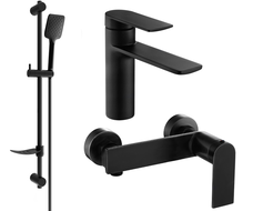 Mexen Zero DF62 sprchová sada, čierna - 71104DF62-70