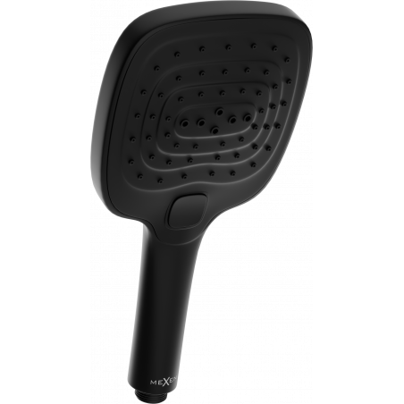 Mexen R-17 sprchová hlavica 3-funkciová, čierna - 79517-70