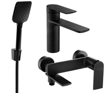 Mexen Zero R62 súprava vaňová, čierna - 71103R62-70