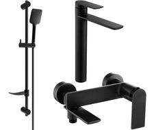 Mexen Zero DF62 sada vaničky, čierna - 7113DF62-70