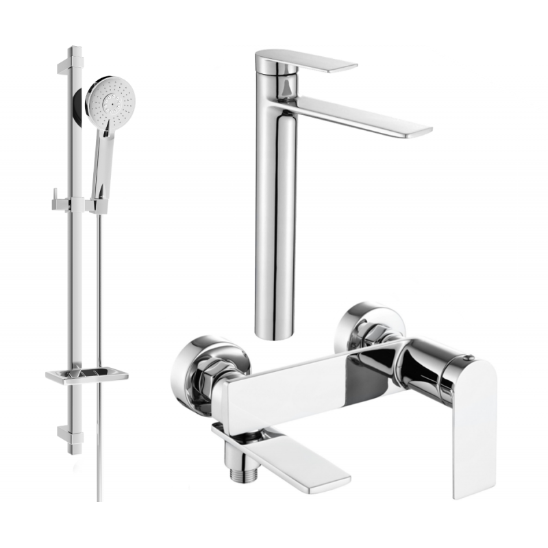 Mexen Zero DQ40 vaňová súprava, chróm - 7113DQ40-00