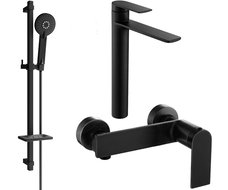 Mexen Zero DQ40 sprchová sada, čierna - 71114DQ40-70