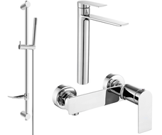 Mexen Zero DF70 sprchová sada, chróm - 71114DF70-00