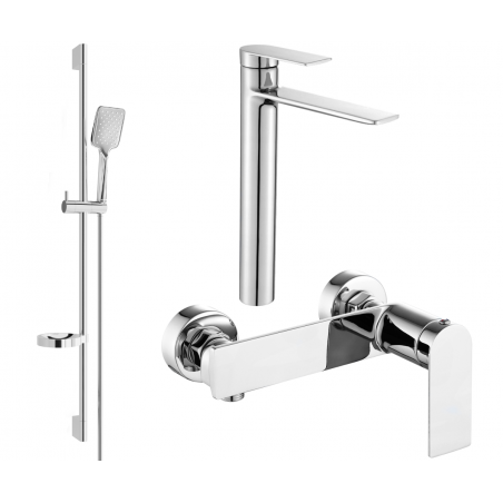 Mexen Zero DS62 sprchový set, chróm - 71114DS62-00