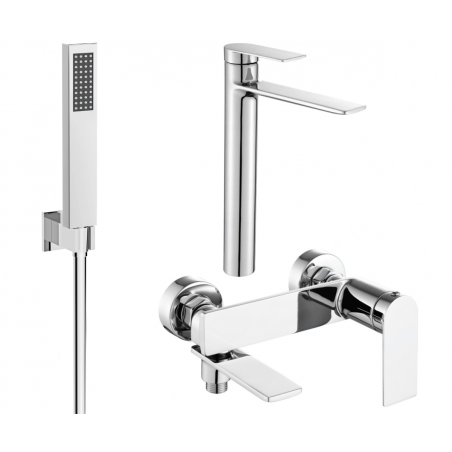 Mexen Zero R02 vaňový set, chróm - 71113R02-00