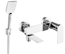Mexen Zero R62 vaňová batéria so sprchovacím setom, chrómová - 7113R62-00
