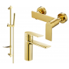 Mexen Zero DF70 sprchová sada, zlatá - 71104DF70-50