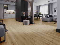 Mexen Buffalo vinylové panely 1240 x 182 mm SPC 6,5 mm, podložka IXPE 1,5 mm, 4 V-drážka, Dub - F1007-1240-182-505-4V1-01