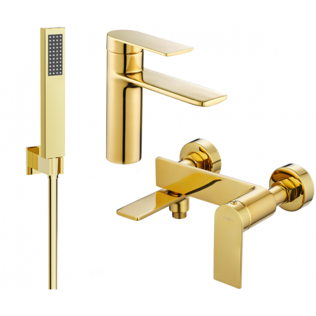 Mexen Zero R02 súprava na vaňu, zlatá - 71103R02-50
