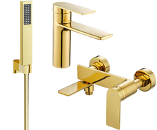 Mexen Zero R02 súprava na vaňu, zlatá - 71103R02-50