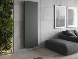 Mexen Flat VR20S panelový radiátor 1400 x 400 mm, spodné stredové pripojenie, 712 W, antracit - W6VR20S-140-040-66