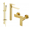 Mexen Zero DQ02 sprchová sada, zlatá - 71114DQ02-50
