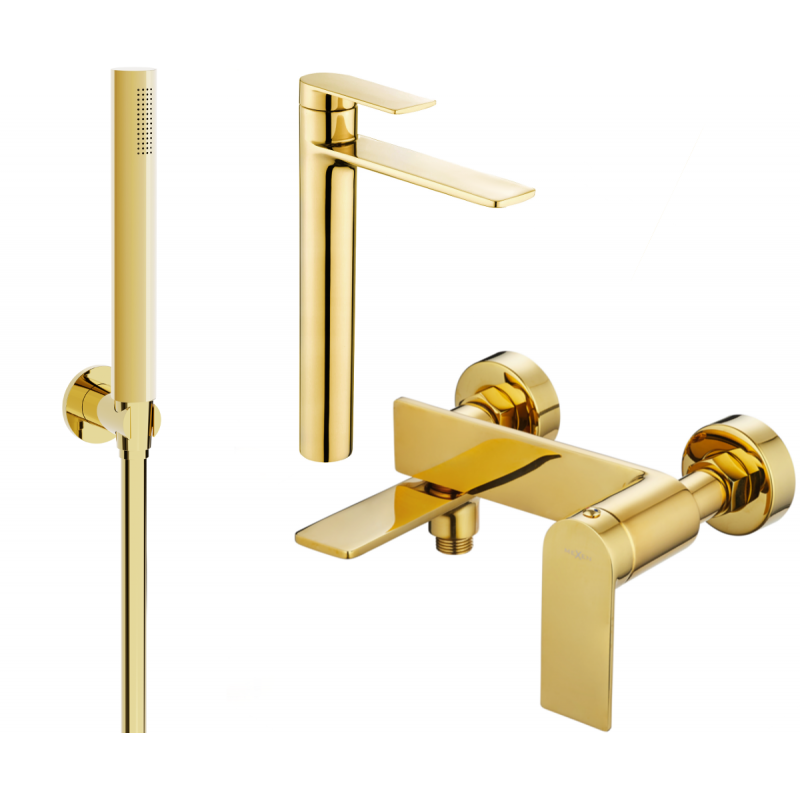 Mexen Zero R70 sada vaňová, zlatá - 71113R70-50