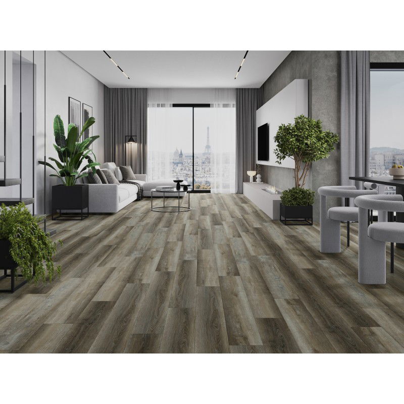 Mexen Aspen vinylové panely 1240 x 182 mm SPC 6,5 mm, podložka IXPE 1,5 mm, 4 V-drážka, Dub - F1012-1240-182-505-4V1-01