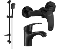 Mexen Fabia DF62 sprchová sada, čierna - 746504DF62-70