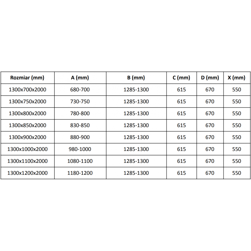 Mexen Velar posuvná sprchová kabína 130 x 80 cm, mrazené sklo, zbraňový kov - 871-130-080-31-95