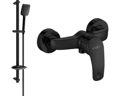 Mexen Fabia DB62 sprchová batéria so sprchovou súpravou, čierna- 74654DB62-70