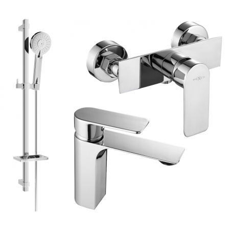Mexen Alexa DQ40 sprchový set, chróm - 71204DQ40-00