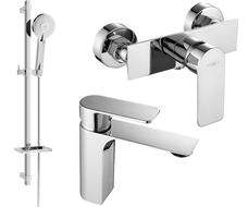 Mexen Alexa DQ40 sprchový set, chróm - 71204DQ40-00