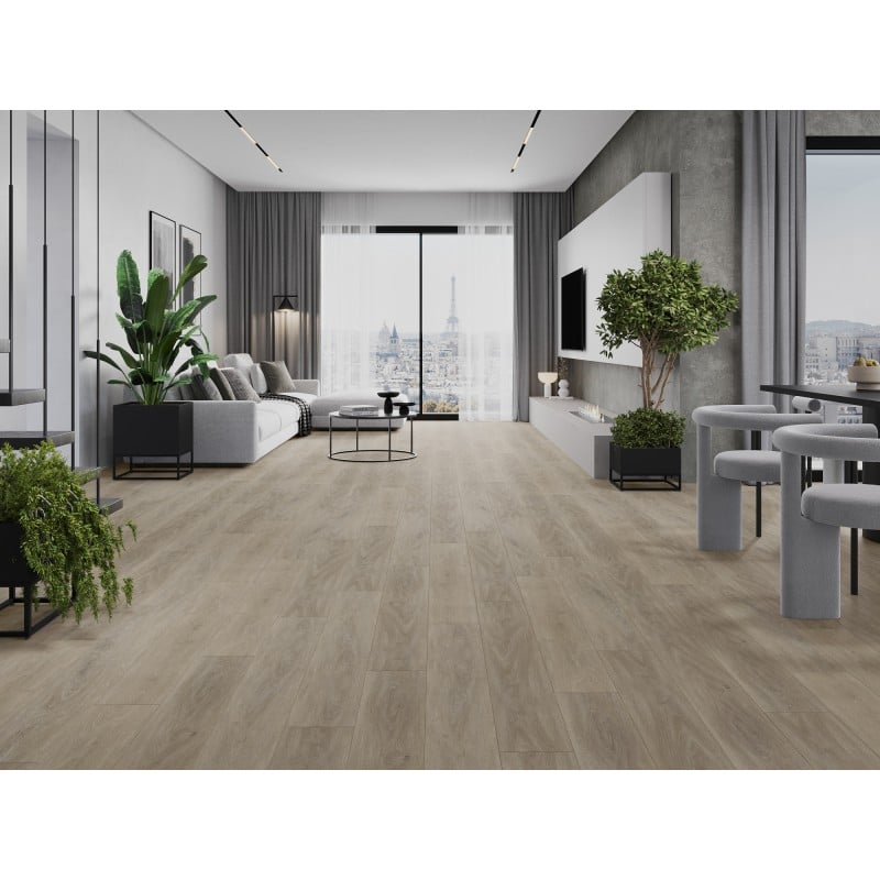 Mexen Parkland vinylové panely 1240 x 182 mm SPC 6,5 mm, podklad IXPE 1,5 mm, 4 V-drážka, Dub - F1024-1240-182-505-4V1-01