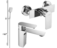 Mexen Alexa DS62 sprchový set, chróm - 71204DS62-00