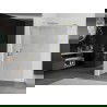 Mexen Kioto sprchová stena Walk-in 70 x 200 cm, transparentná 8 mm, zlatá brúsená - 800-070-101-55-00