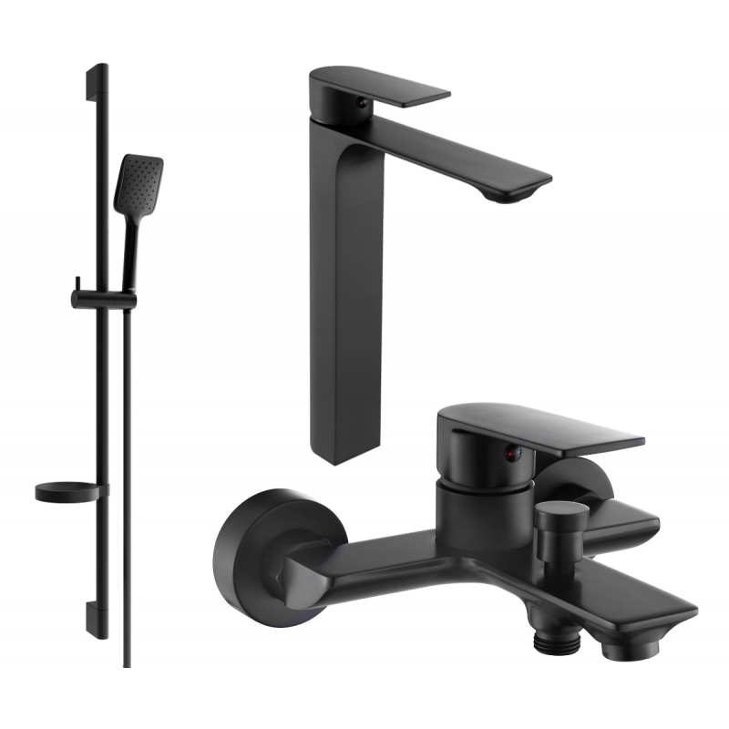 Mexen Alexa DS62 vaňový set, čierny - 71213DS62-70