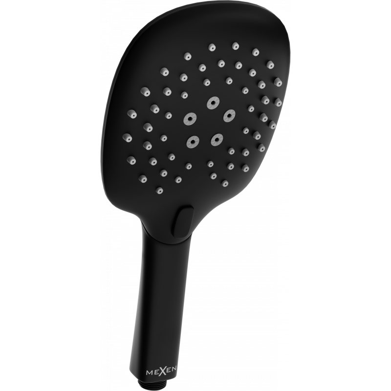 Mexen R-22 Sprchová hlavica 3-funkčná, čierna - 79522-70