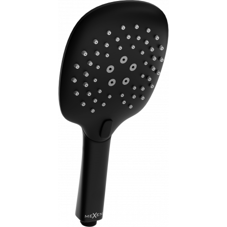Mexen R-22 Sprchová hlavica 3-funkčná, čierna - 79522-70