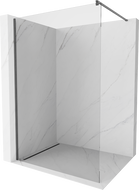 Mexen Kioto sprchová stena Walk-in 100 x 200 cm, transparentné 8 mm, gun gray brúsený - 800-100-101-66-00