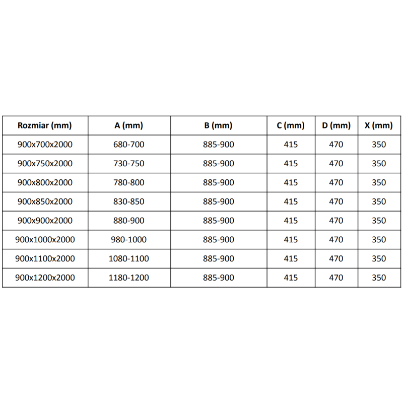 Mexen Velar L posuvná sprchová kabína 90 x 75 cm, grafit, brúsená gun gray - 871-090-075-43-66