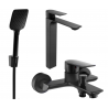 Mexen Alexa R62 set vaňových batérií, čierny - 71213R62-70
