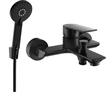 Mexen Alexa R40 vaňová batéria so sprchovým setom, čierna - 7123R40-70