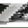 Mexen Kioto sprchová stena Walk-in 135 x 200 cm, transparentná 8 mm, gun metal - 800-135-101-95-00