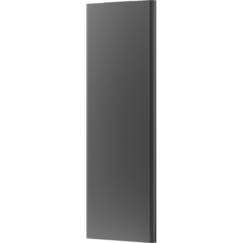 Mexen Flat VR20S panelový radiátor 1800 x 600 mm, spodné stredné pripojenie, 1308 W, antracit - W6VR20S-180-060-66