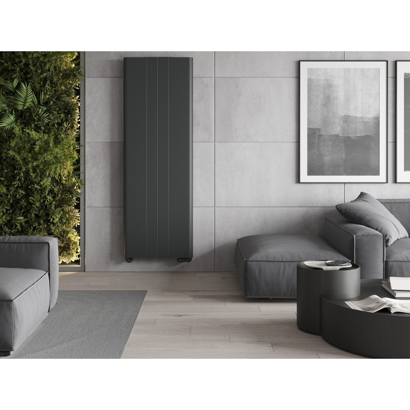 Mexen VR20SL Line doskový radiátor 1600 x 600 mm, dolné stredové pripojenie, 1191 W, antracit - W6-160-060-66
