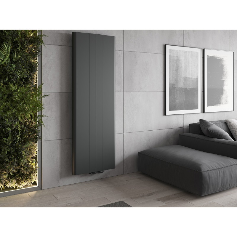 Mexen VR20SL Radiátor panelový 1800 x 600 mm, dolné stredné pripojenie, 1308 W, antracit - W6-180-060-66