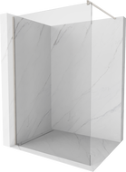 Mexen Kioto sprchová zástena Walk-in 110 x 200 cm, priehľadná 8 mm, brúsený nikl - 800-110-101-97-00