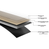 Mexen Richmond vinylové panely 1240 x 182 mm SPC 6,5 mm, podklad IXPE 1,5 mm, 4 V-spára, Dub - F1043-1240-182-505-4V1-01