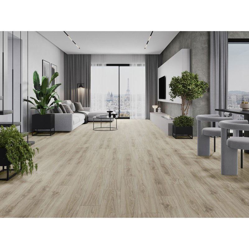 Mexen Madison vinylové panely 1240 x 182 mm SPC 6,5 mm, podložka IXPE 1,5 mm, 4 V-drážka, Dub - F1045-1240-182-505-4V1-01